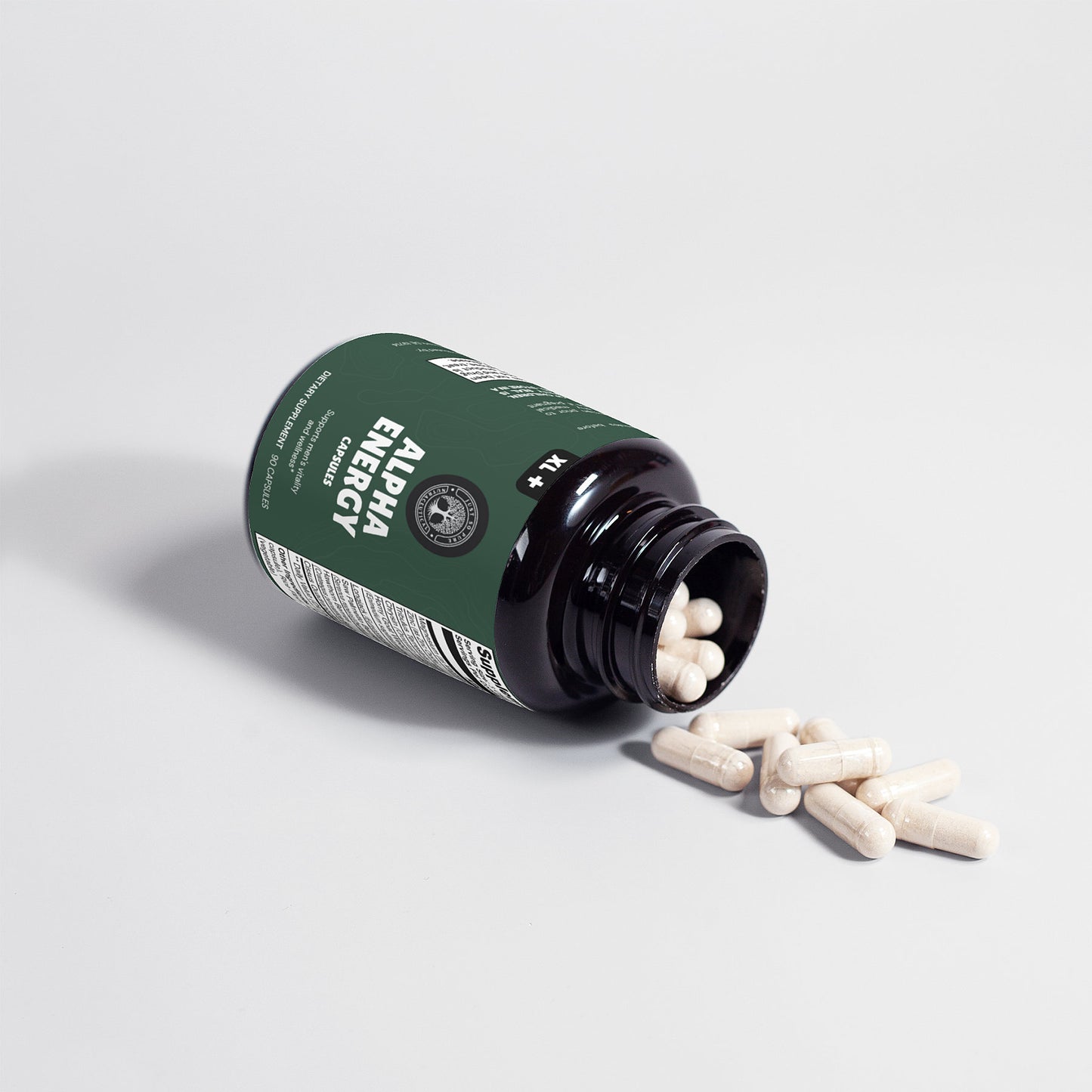 Alpha Energy: Support Men's Vitality and Wellness: Our carefully crafted dietary supplement is designed to promote men's health and well-being without containing testosterone.