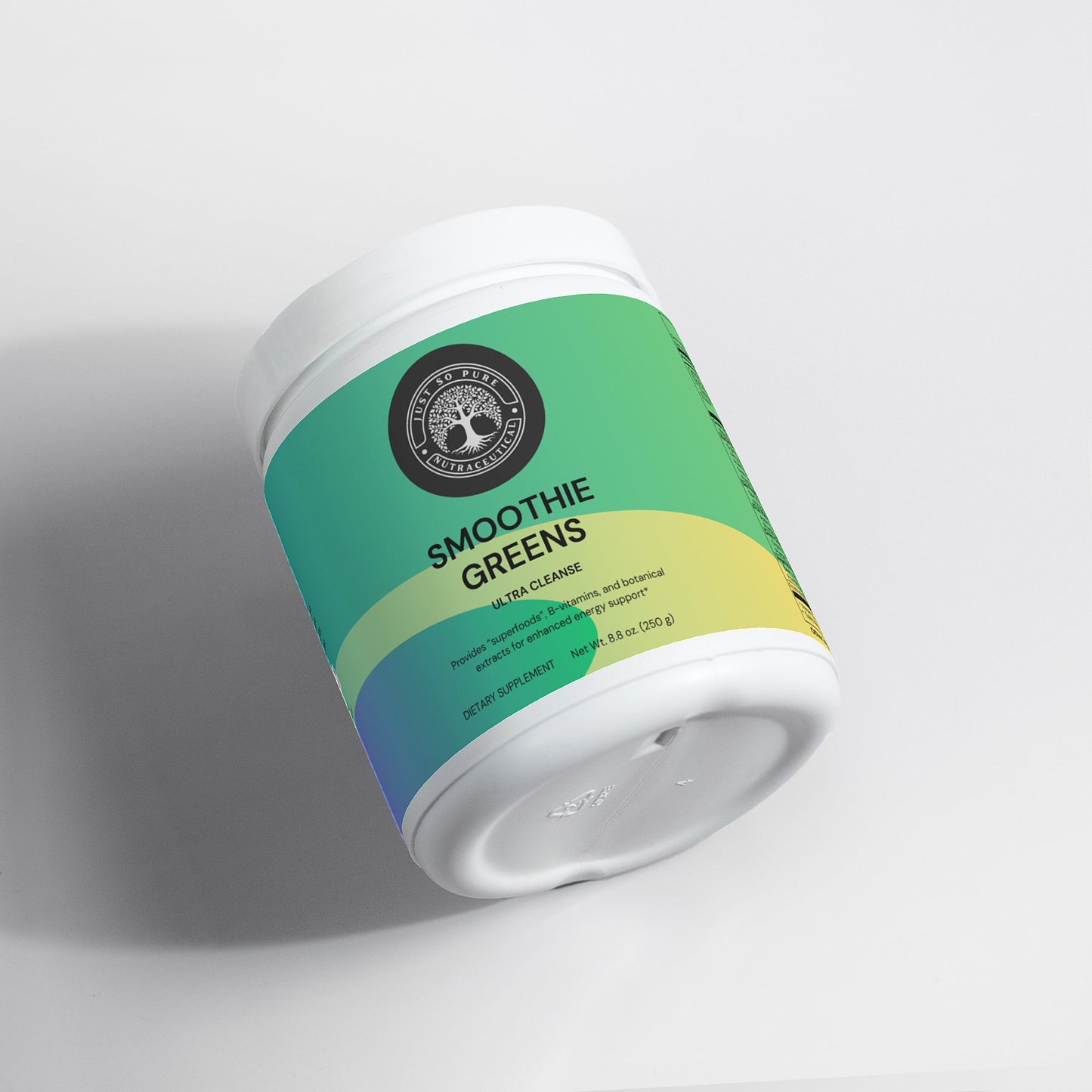 Ultra Cleanse Smoothie Greens is a blend of organic grasses, superfoods, B-Vitamins, and botanical extracts designed to fuel the body with broad-spectrum nutrients for optimal mental and physical functionality.