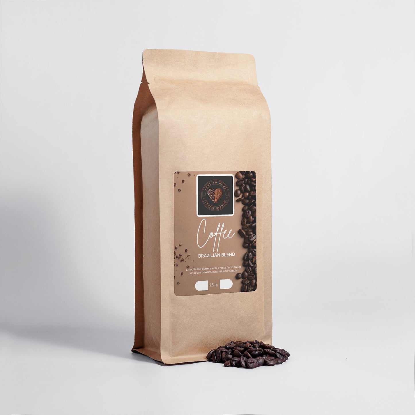 Brazilian Blend 16oz Our single-origin Brazilian Blend 16oz Coffee will surely be your customers' new favorite coffee. Using masterful roasting techniques, these coffee beans deliver a rounded flavor profile.