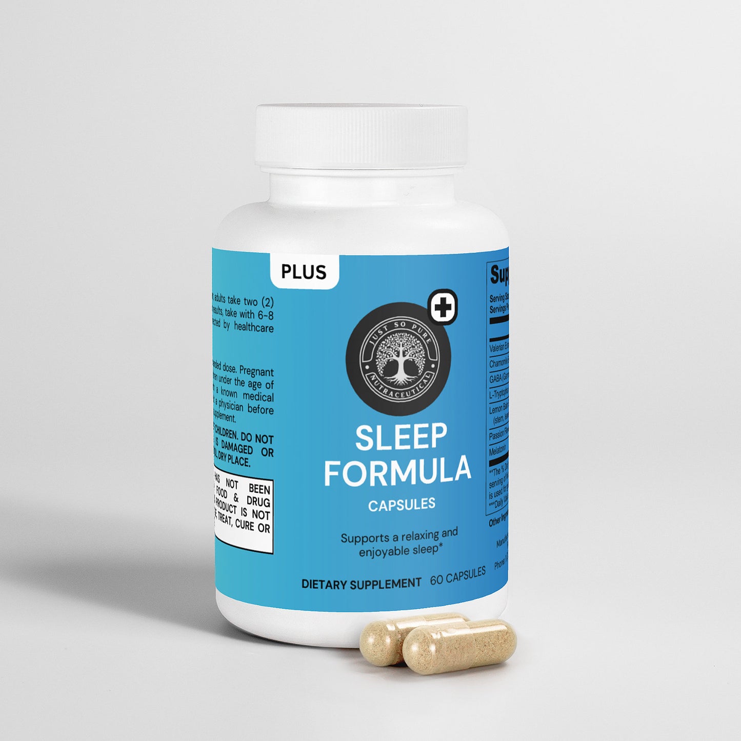 Sleep Formula: This Sleep Formula is crafted to foster restful and rejuvenating sleep through a blend of natural ingredients.