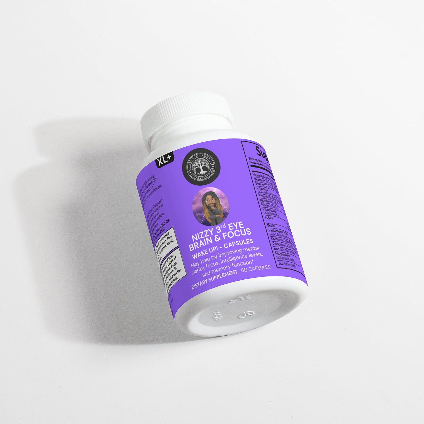 NIZZY 3rd EYE: Brain & Focus Formula combines a number of powerful amino acids.  Keep your focus sharp and energy high with our natural Brain and Focus Formula.