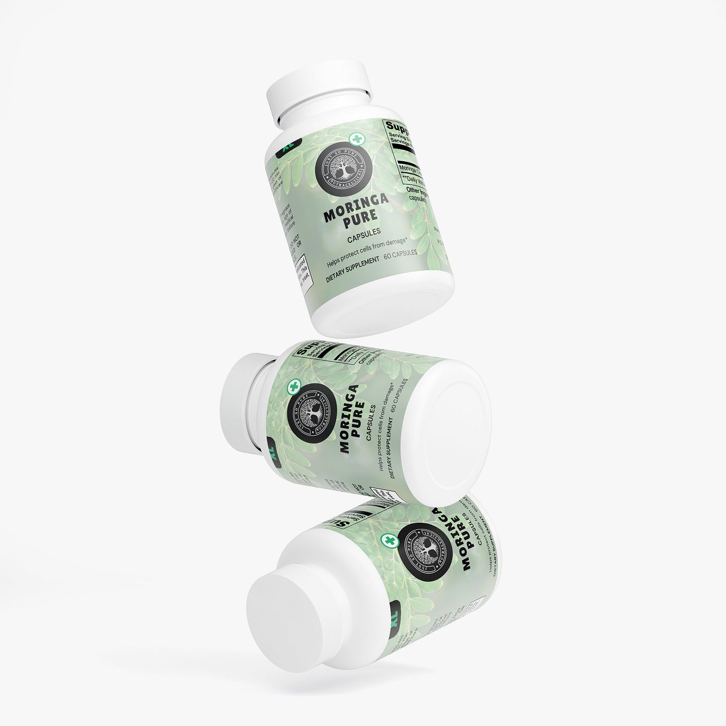 Moringa Pure: Moringa Oleifera, also known as the drumstick tree, is native to Northern India and has been a part of traditional herbal practices for generations.