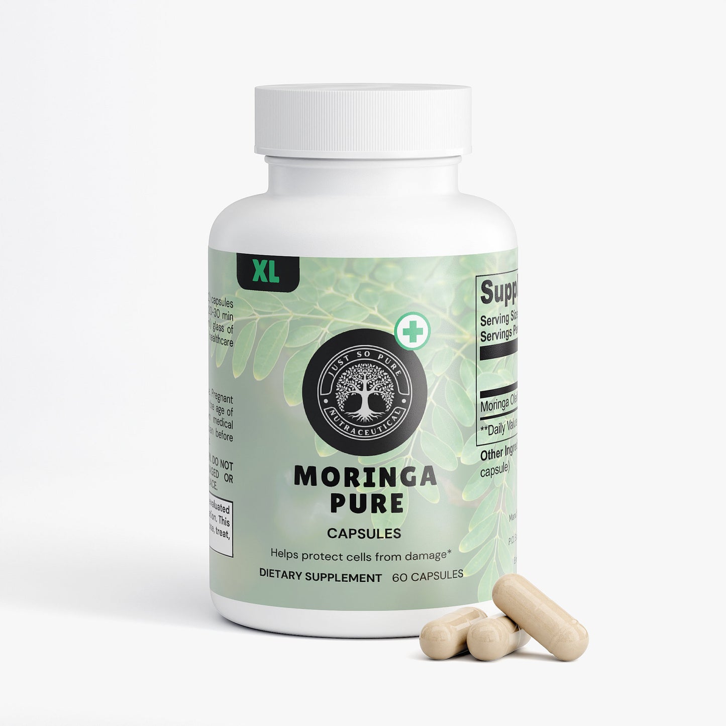 Moringa Pure: Moringa Oleifera, also known as the drumstick tree, is native to Northern India and has been a part of traditional herbal practices for generations.